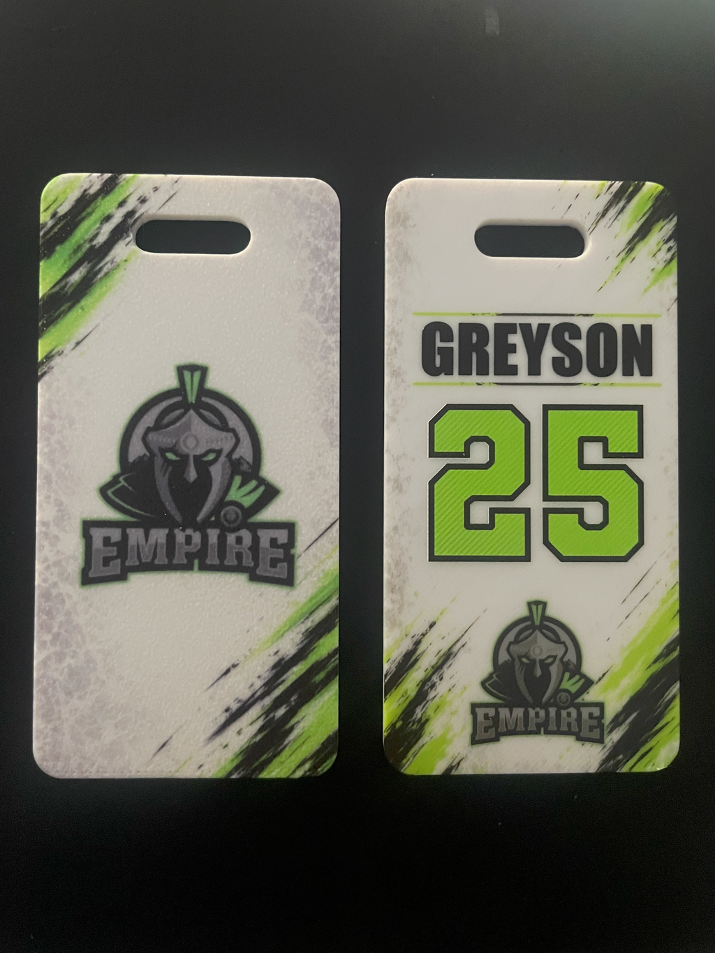 Custom Team Bag Tags